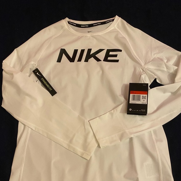 Nike Pro White and Grey Shirt 2 Pack - Picture 3 of 3